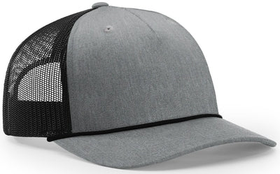 Richardson Five Panel Trucker with Rope Hat